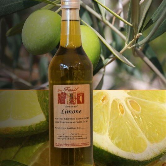 Gewürzöl Limone -natives Olivenöl extra-